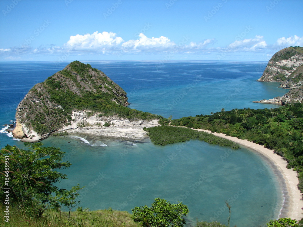 Obraz premium Plage de Moya à Mayotte