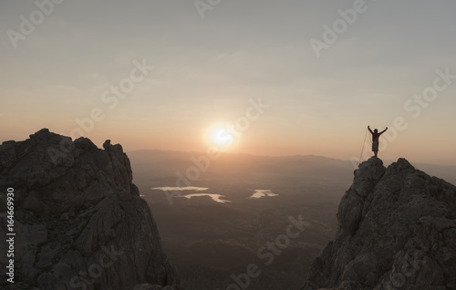 success of the climb at sunrise