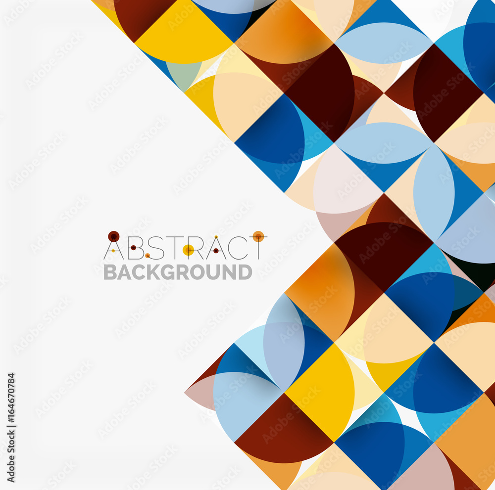 Modern geometrical abstract background circles Modern geometrical abstract background circles