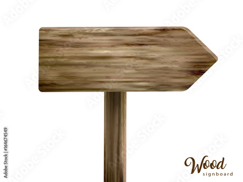 Wooden signboard design