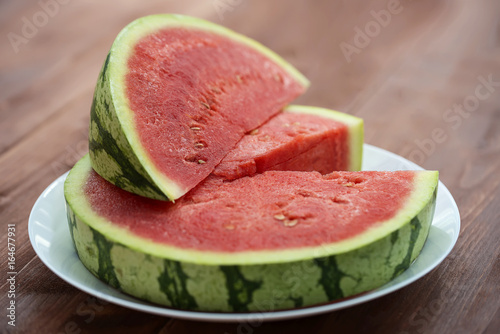 Summer fruit still life, natural watermelon freshness