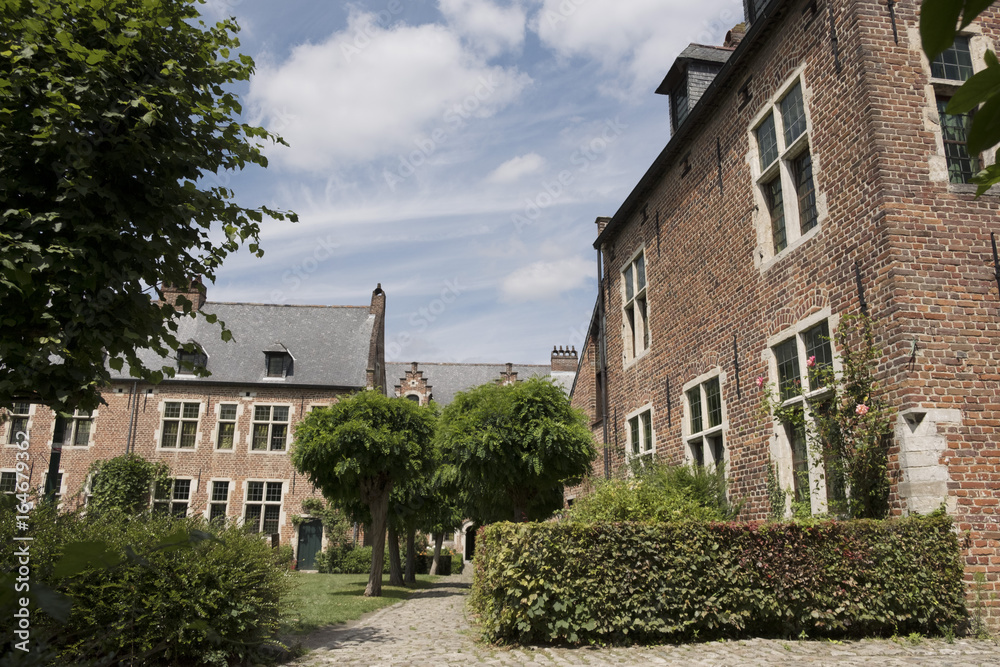 Het groot Begijnhof in het centrum van Leuven Het groot Begijnhof in het centrum van Leuven