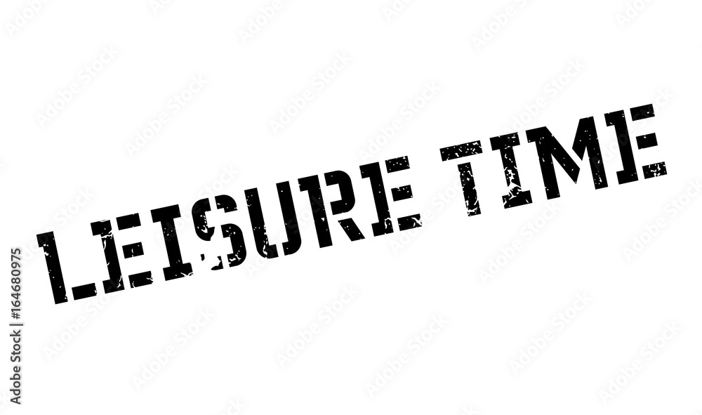 Leisure Time rubber stamp. Grunge design with dust scratches. Effects can be easily removed for a clean, crisp look. Color is easily changed. Leisure Time rubber stamp. Grunge design with dust scratches. Effects can be easily removed for a clean, crisp look. Color is easily changed.