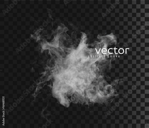 Vector illustration of smoky shape.