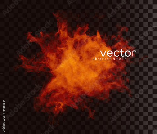 Vector illustration of smoky shape.