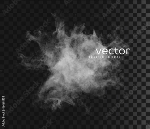 Vector illustration of smoky shape.