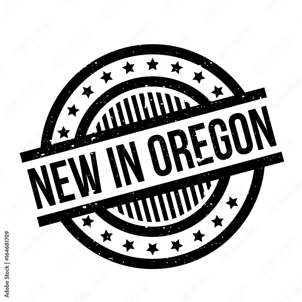 New In Oregon rubber stamp. Grunge design with dust scratches. Effects can be easily removed for a clean, crisp look. Color is easily changed. New In Oregon rubber stamp. Grunge design with dust scratches. Effects can be easily removed for a clean, crisp look. Color is easily changed.
