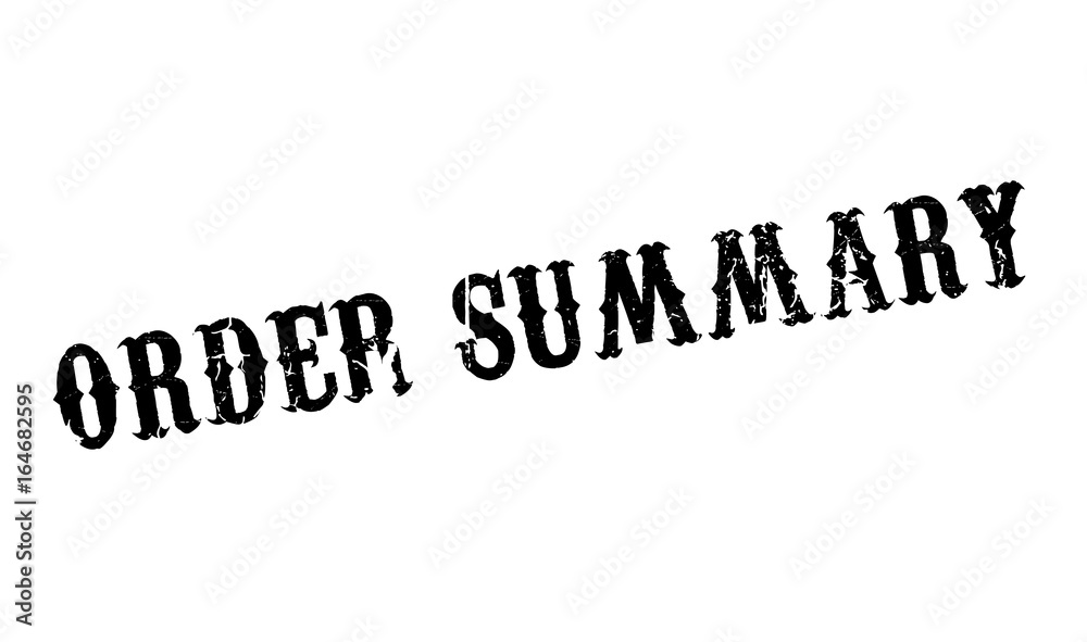 Order Summary rubber stamp. Grunge design with dust scratches. Effects can be easily removed for a clean, crisp look. Color is easily changed. Order Summary rubber stamp. Grunge design with dust scratches. Effects can be easily removed for a clean, crisp look. Color is easily changed.