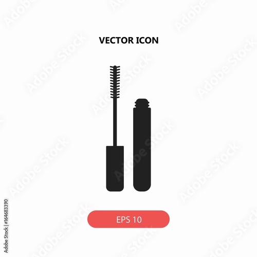 mascara brush vector icon