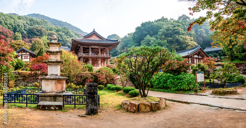 Yeongju Gyeongsangbuk-do Province, South Korea - Buseoksa Temple was built in year 676.