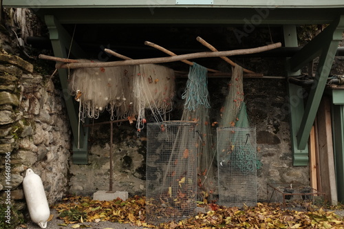 Filets de pêcheurs du lac léman