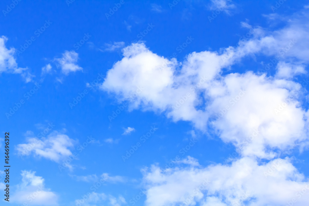 Blue sky background with white clouds, rain clouds on sunny summer or spring day. Blue sky background with white clouds, rain clouds on sunny summer or spring day.