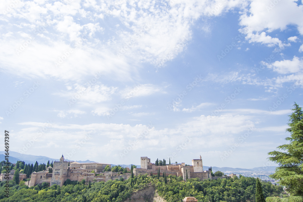 Vistas de la Alhambra de Granada