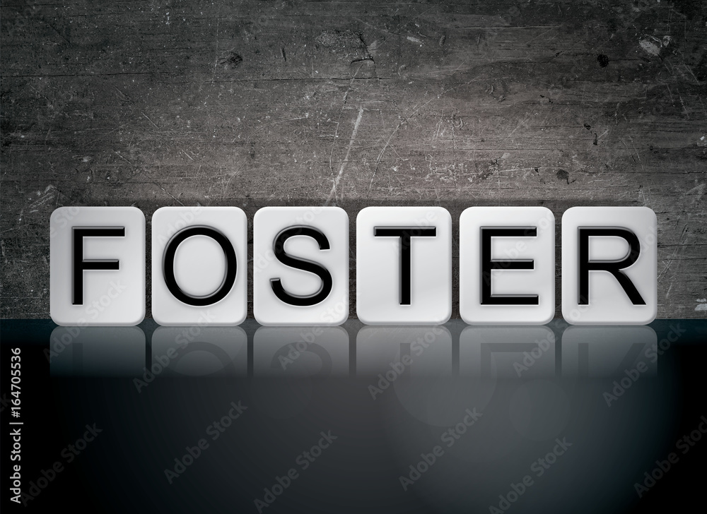 Foster Concept Tiled Word