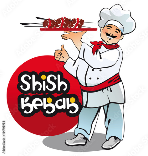 shish kebab cook, east kitchen character