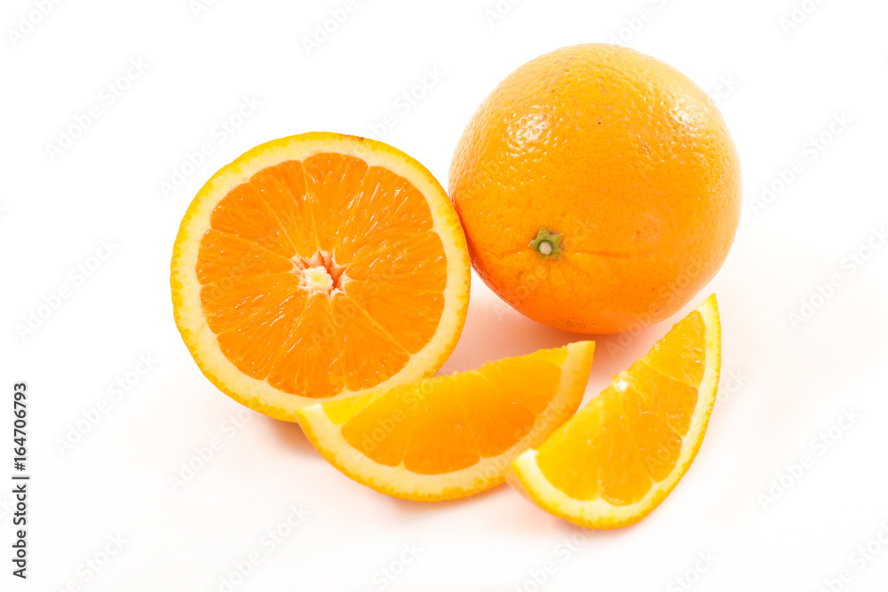 orange isolated on white