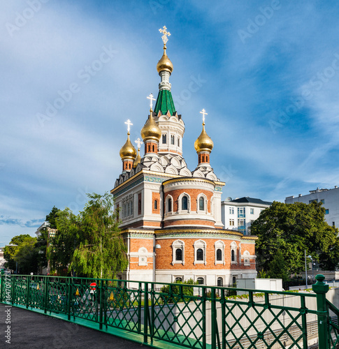 Photography Russian Orthodox St Nicholas church in Vienna Austria