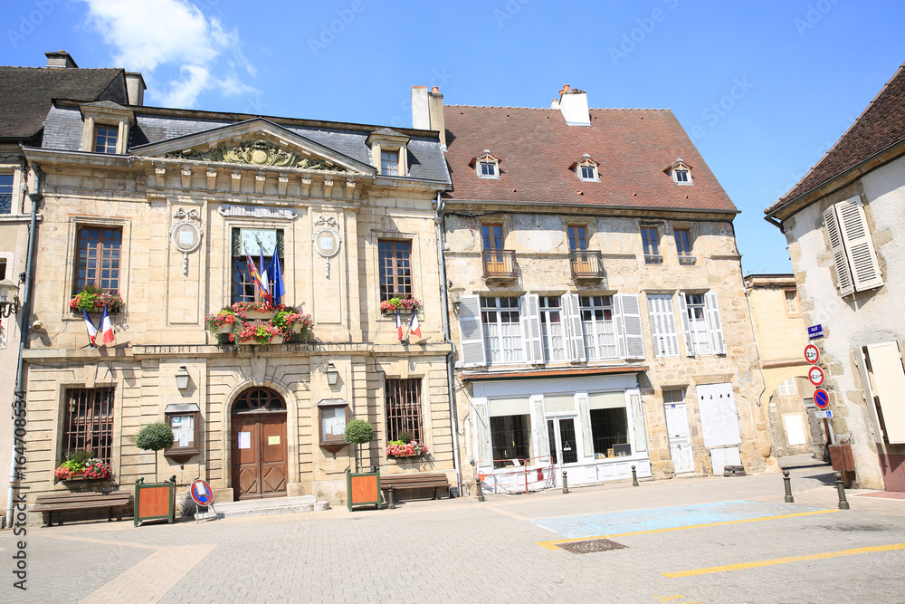Historic Annay-le-Duc in Burgundy, France, (Hôtel de Ville, french, City Hall) Historic Annay-le-Duc in Burgundy, France, (Hôtel de Ville, french, City Hall)