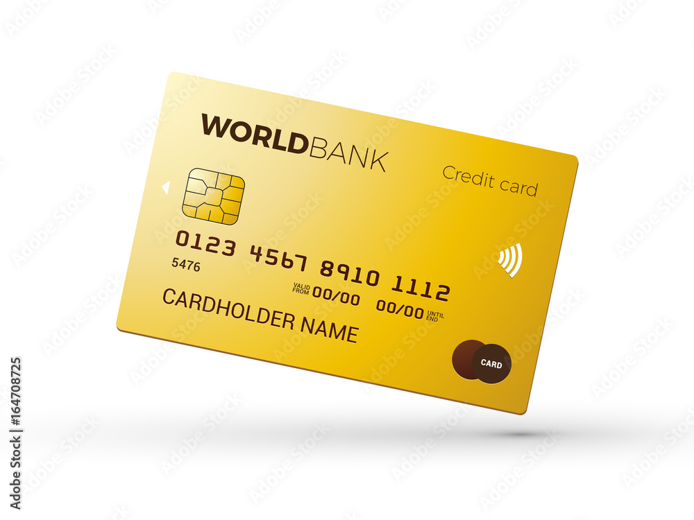 Gold credit card Gold credit card