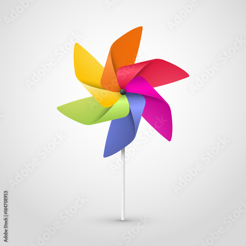 color pinwheel photo