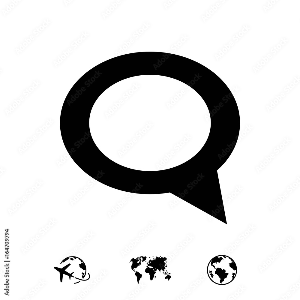 comment icon stock vector illustration flat design comment icon stock vector illustration flat design