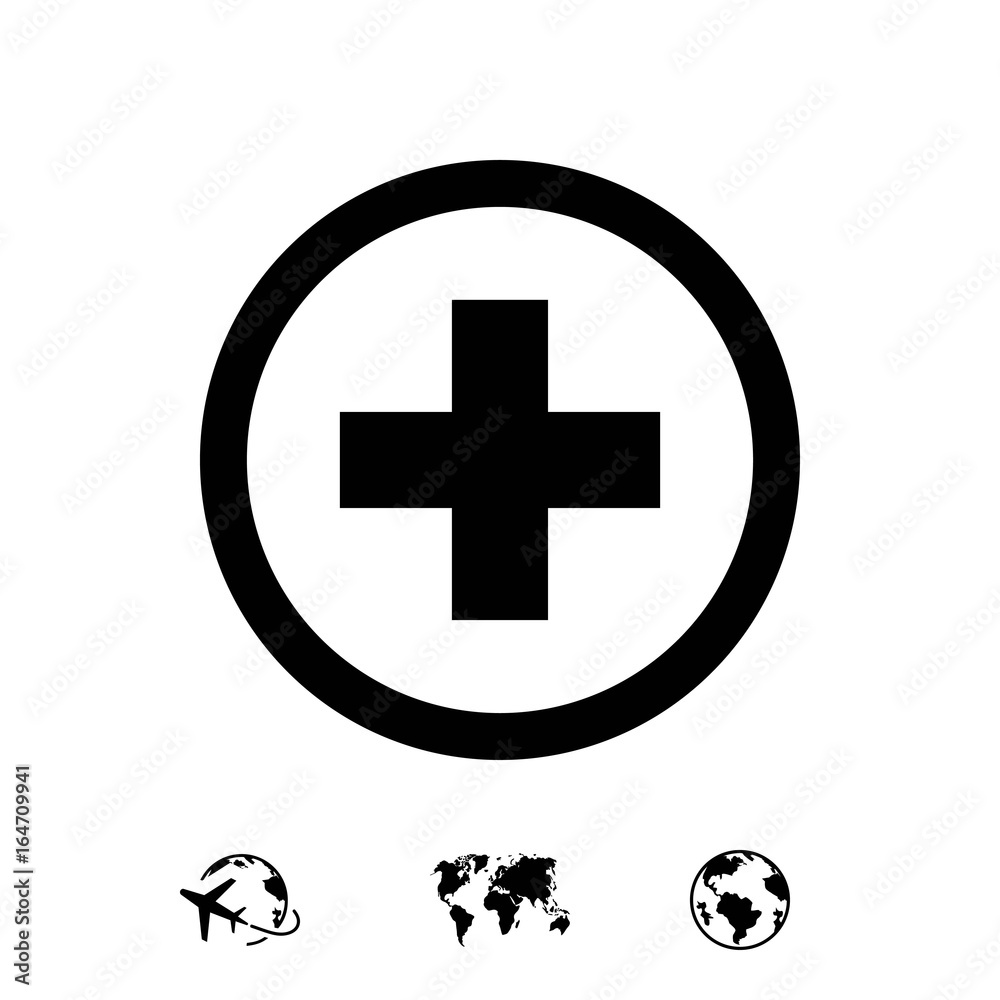 Fototapeta premium plus icon stock vector illustration flat design