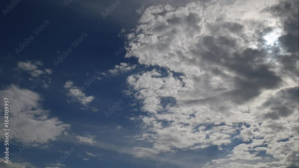 White Clouds Blue Sky Time Lapse 4K White Clouds Blue Sky Time Lapse 4K