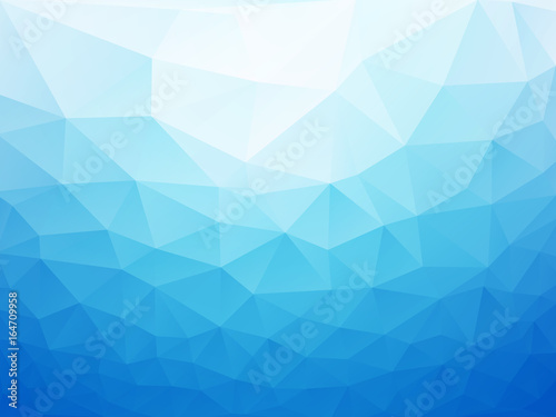 abstract blue poly background