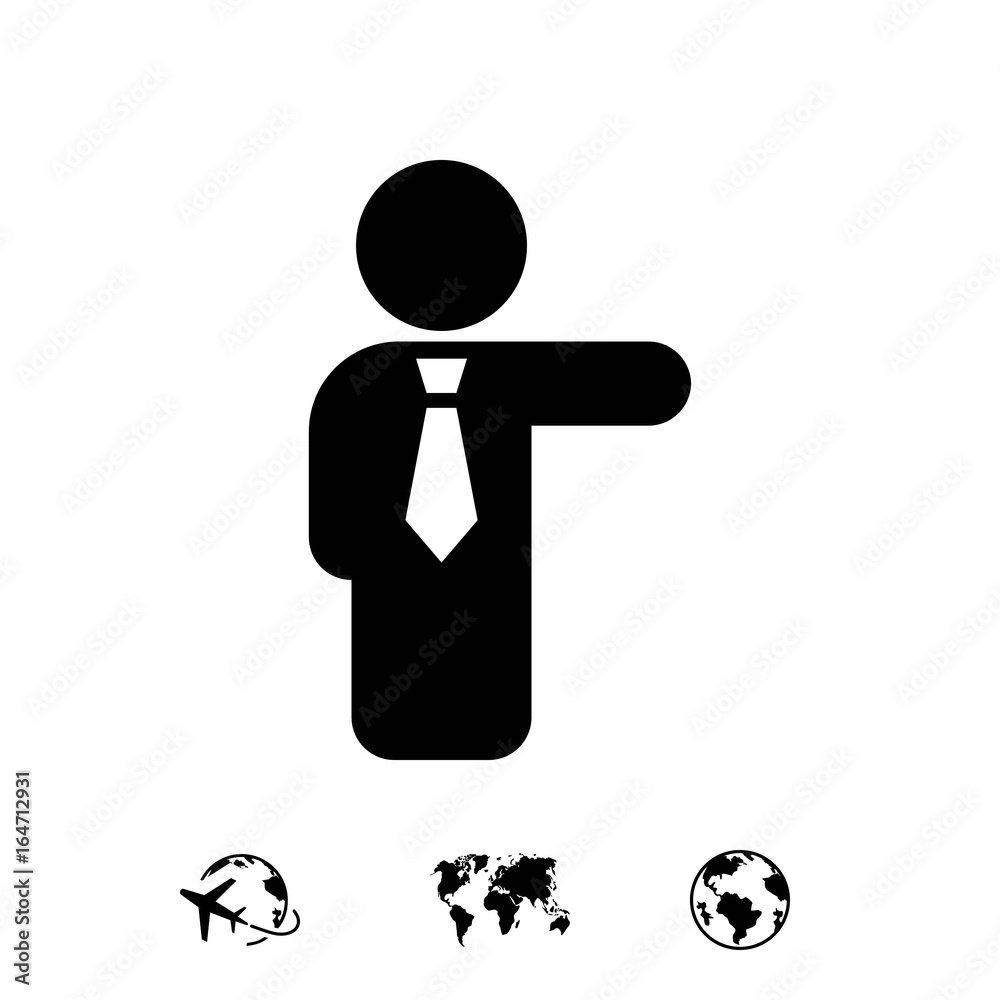 Man icon stock vector illustration flat design Man icon stock vector illustration flat design