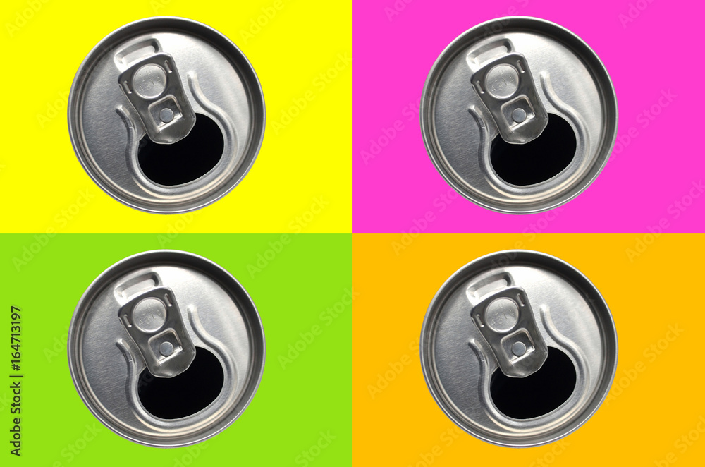 lemonade can in front colorful isolated photo lemonade can in front colorful isolated photo