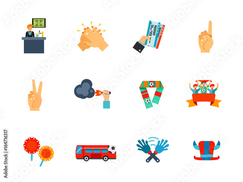 Fan icon set