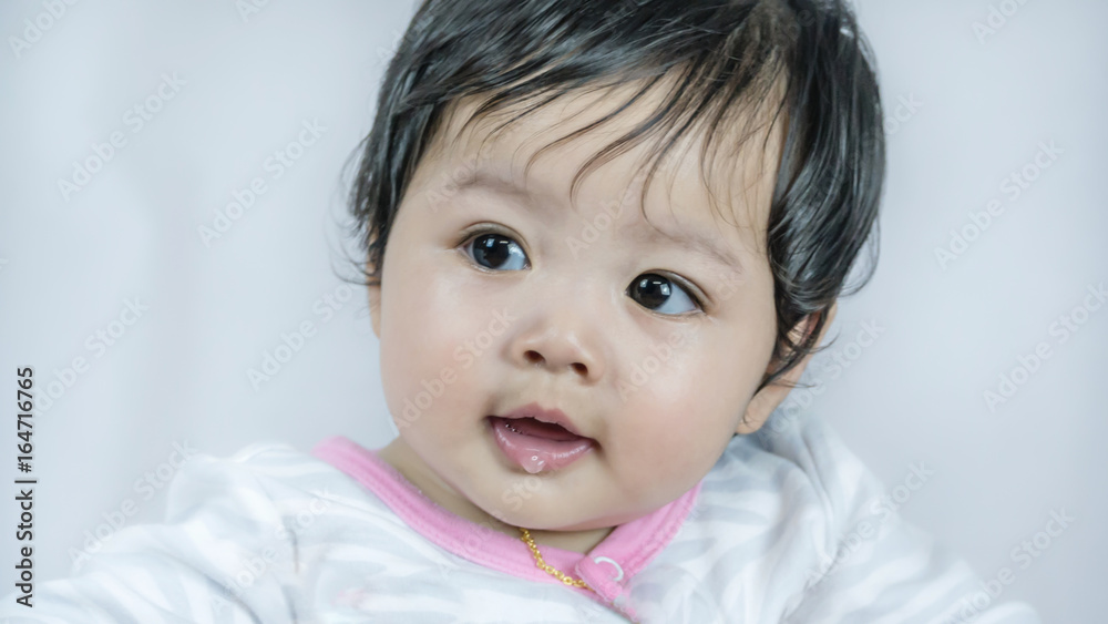 Asian cute baby girl