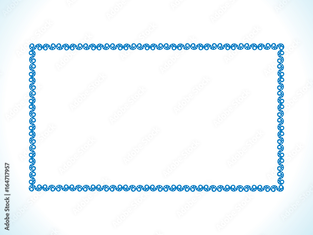abstract artistic blue floral border abstract artistic blue floral border