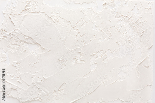 Obraz na płótnie White wall with plaster pattern background