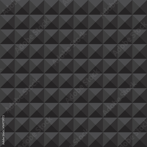 Abstract dark grey studded seamless pattern background. Vector illustration.