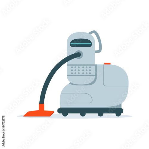 Robot vacuum cleaner vector Illustration