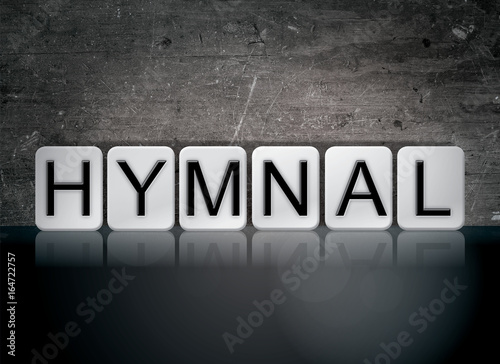 Hymnal Concept Tiled Word