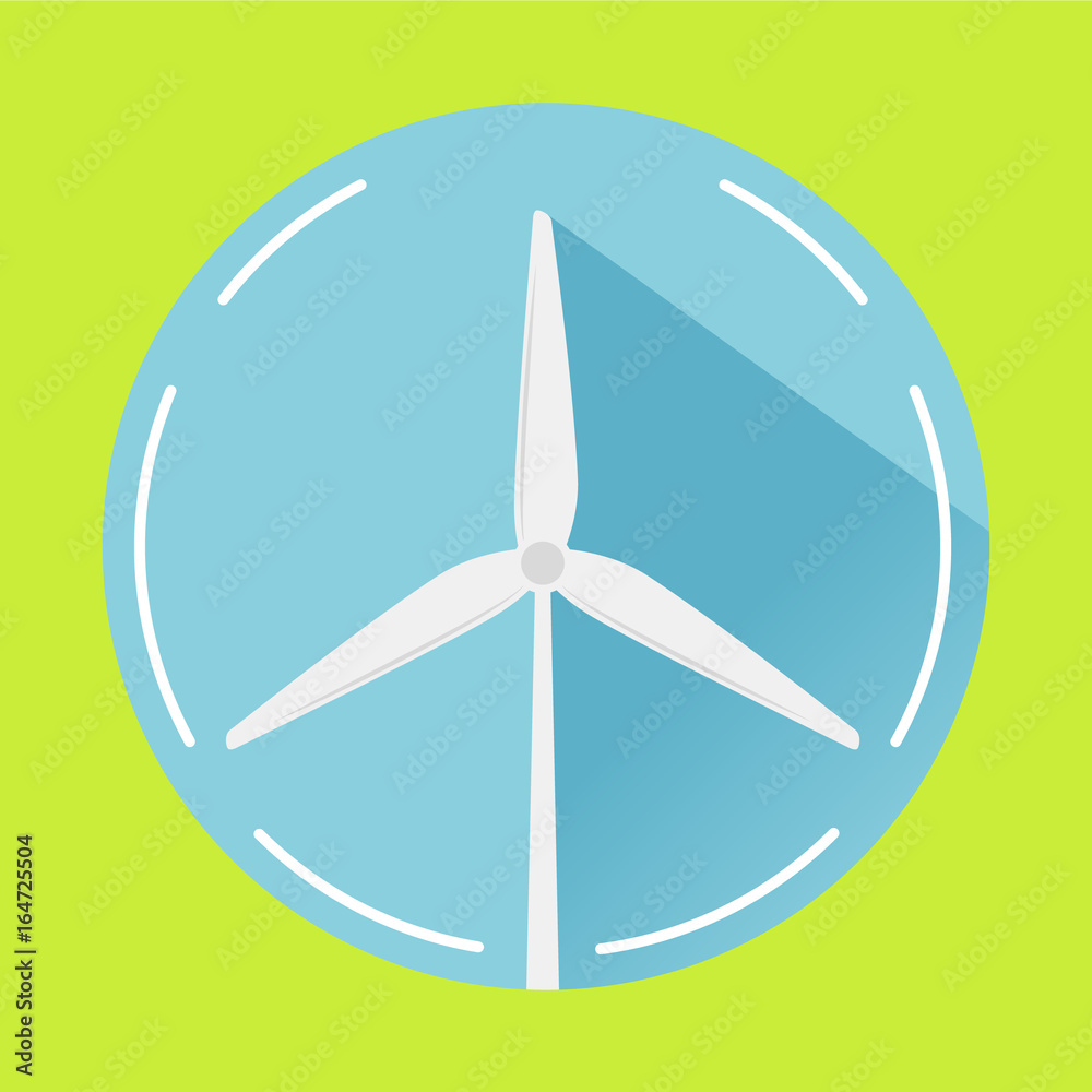 winds the generator in flat style.Wind turbine.Element of design of infographics. alternative power engineering energy technology.Green electric technologies. winds the generator in flat style.Wind turbine.Element of design of infographics. alternative power engineering energy technology.Green electric technologies.