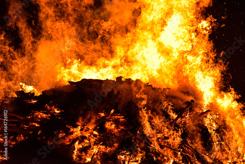 Quadro em tela Bonfire