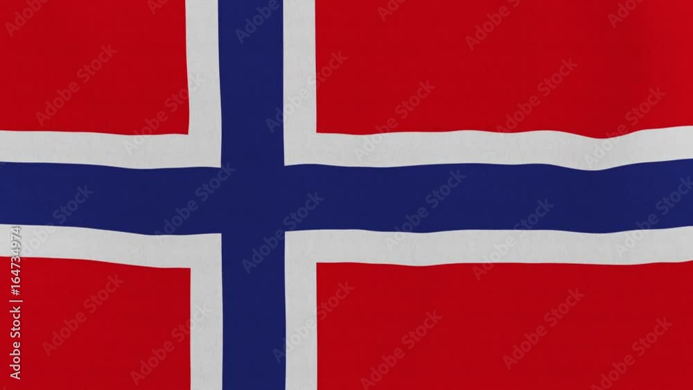 Loopable: Flag of Norway...Norwegian official flag gently waving in the wind. Highly detailed fabric texture for 4K resolution. 15 seconds loop. Loopable: Flag of Norway...Norwegian official flag gently waving in the wind. Highly detailed fabric texture for 4K resolution. 15 seconds loop.