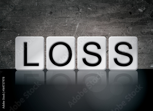 Loss Concept Tiled Word
