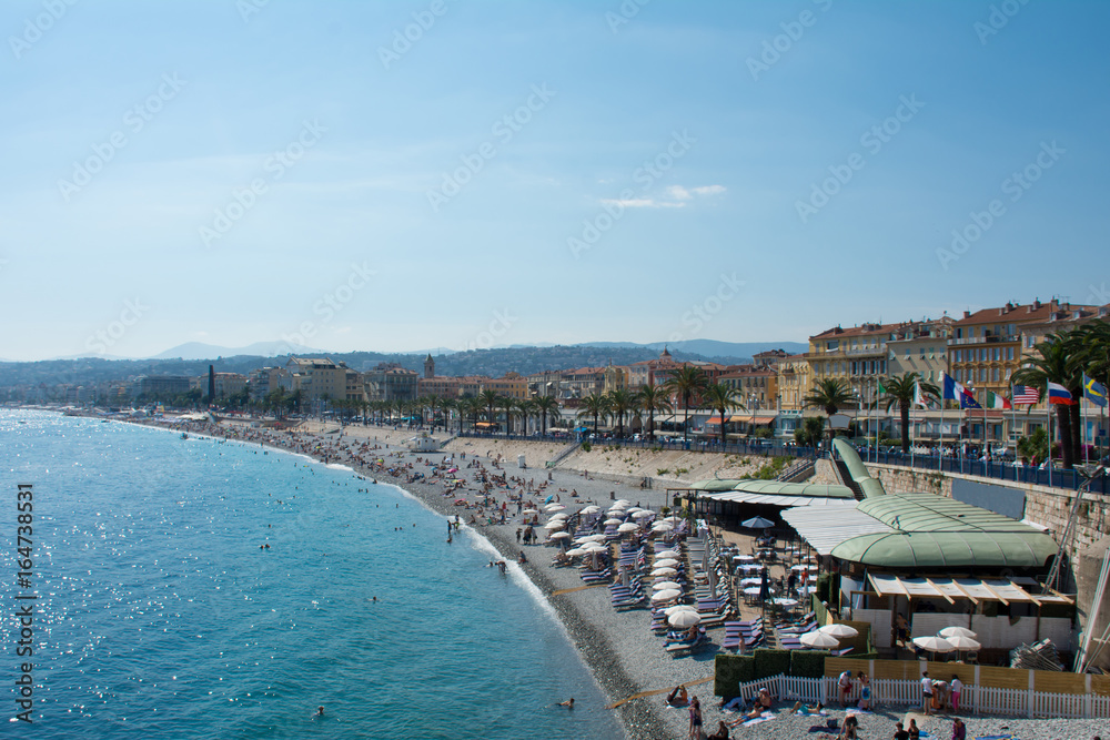the Cote d'azur in Nice