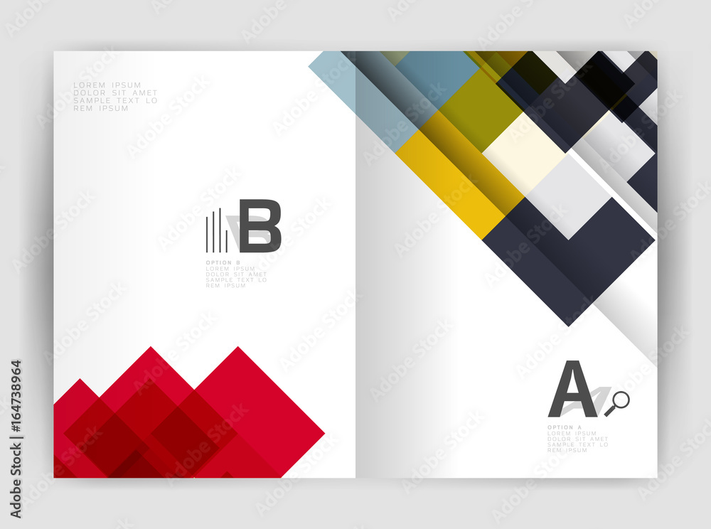 Square design corporate business flyer Square design corporate business flyer