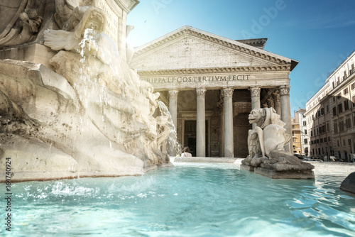 Photography Pantheon Fountain, Rome