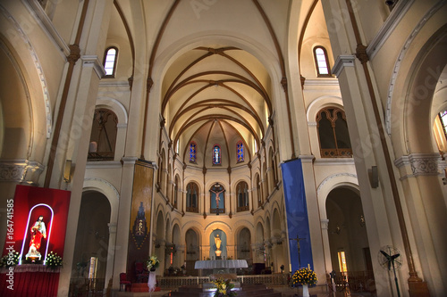 Notre Dame Cathedral Inside Basilica Saigon Vietnam © Bill Perry