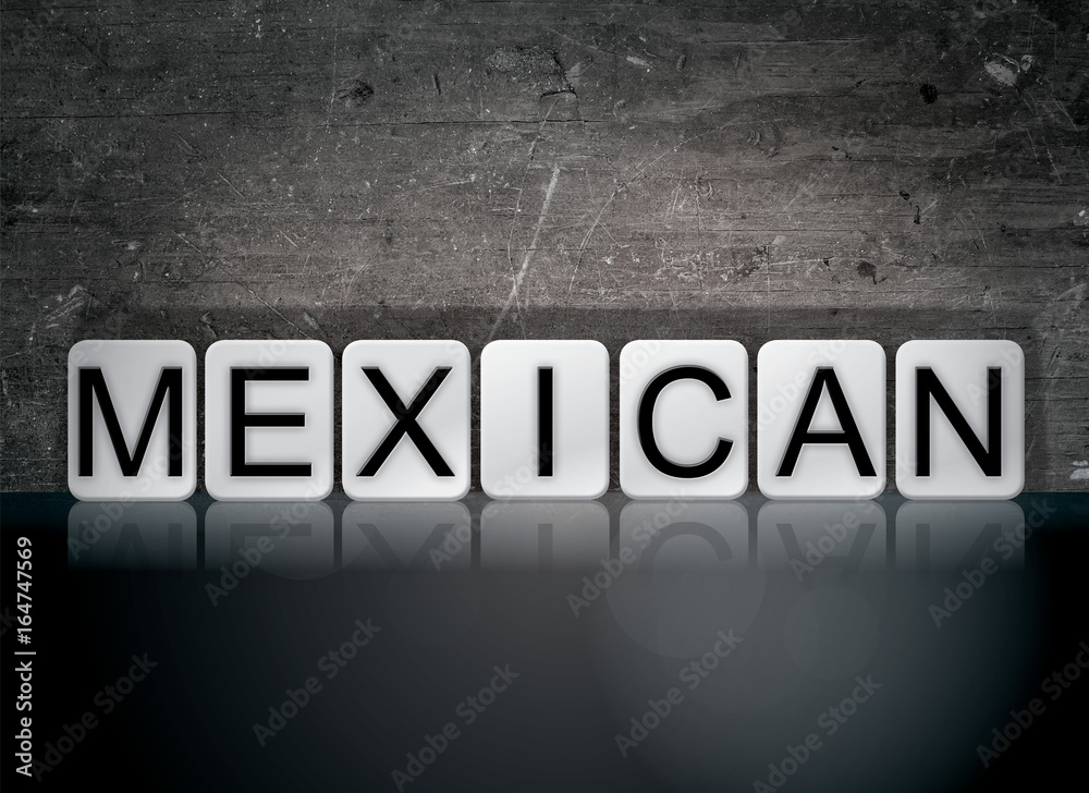 Mexican Concept Tiled Word