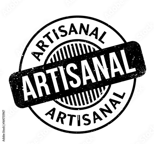 Artisanal rubber stamp. Grunge design with dust scratches. Effects can be easily removed for a clean, crisp look. Color is easily changed.