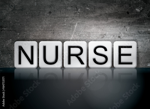Nurse Concept Tiled Word