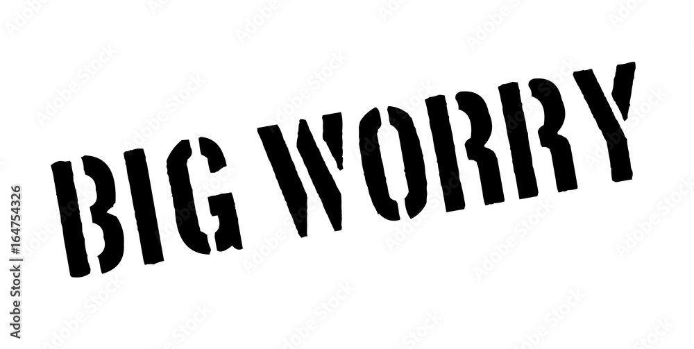 Big Worry rubber stamp. Grunge design with dust scratches. Effects can be easily removed for a clean, crisp look. Color is easily changed. Big Worry rubber stamp. Grunge design with dust scratches. Effects can be easily removed for a clean, crisp look. Color is easily changed.