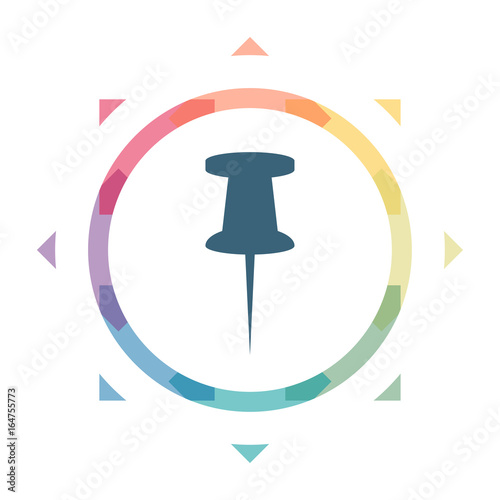 buntes Symbol - Pin